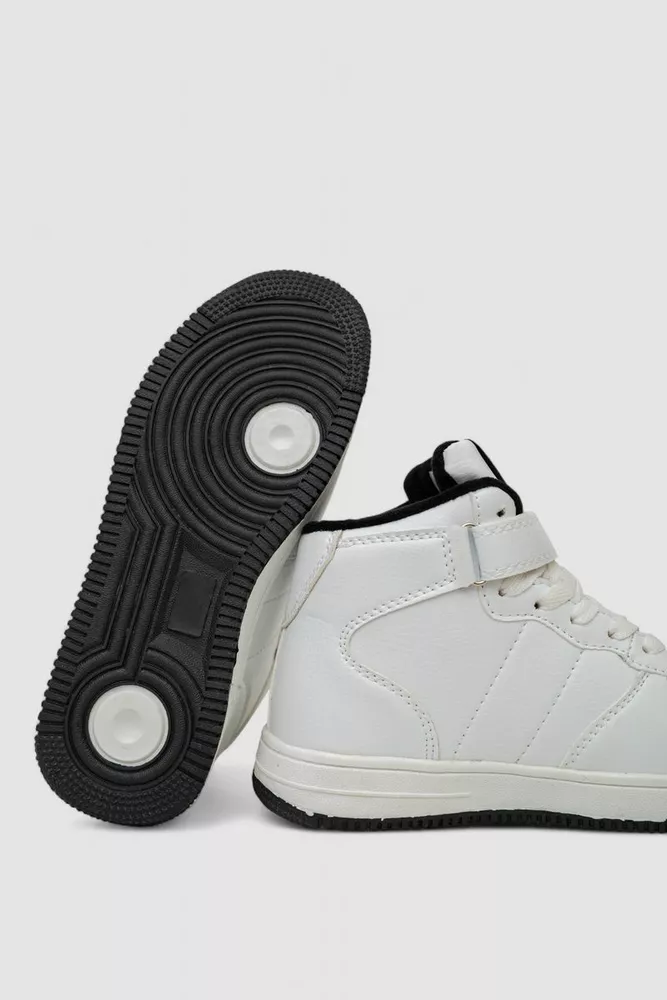 Купить Кроссовки женские зимние на меху  -уценка, цвет бело-черный, 248RH1040-U-5 - Фото №5