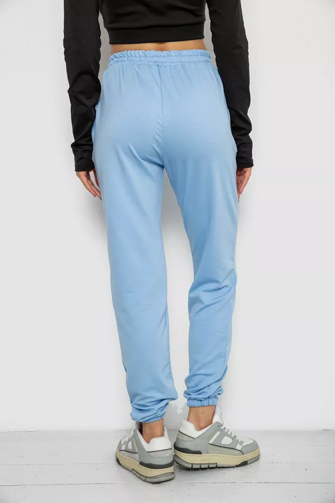 Купить Спортивные штаны женские  -уценка, цвет голубой, 238R325-U-6 - Фото №4