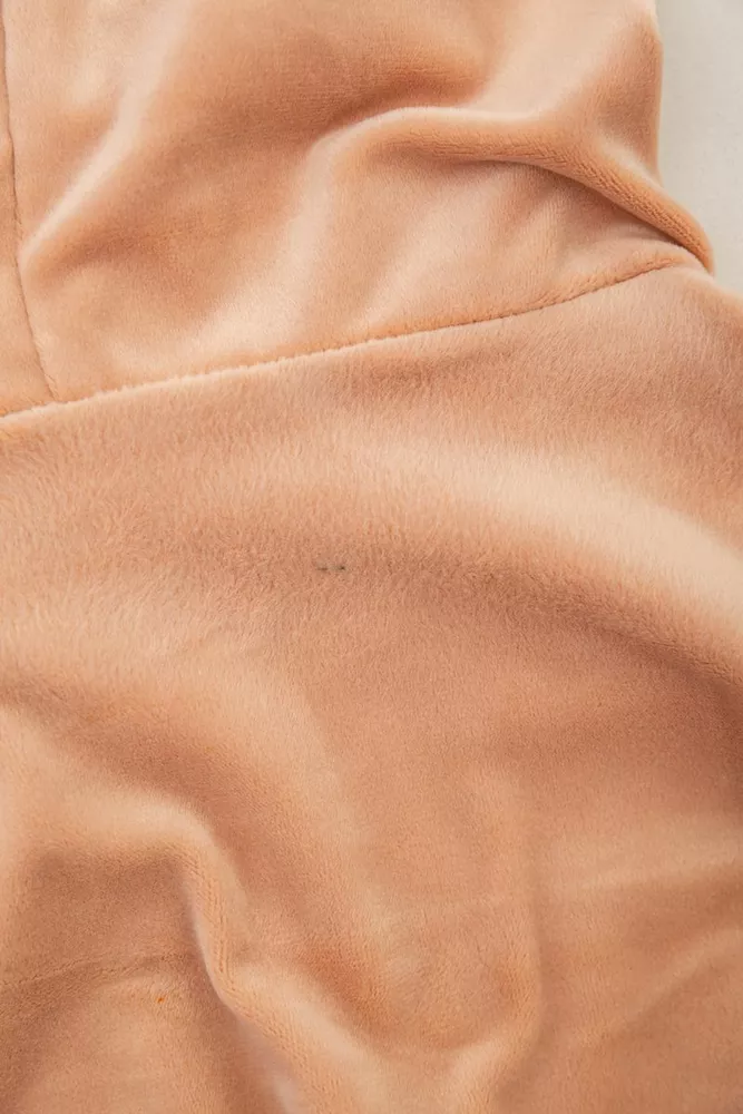 Купити Спортивний костюм жіночий велюровий  -уцінка, колір світло-бежевий, 238R107-1-U-2 - Фото №7