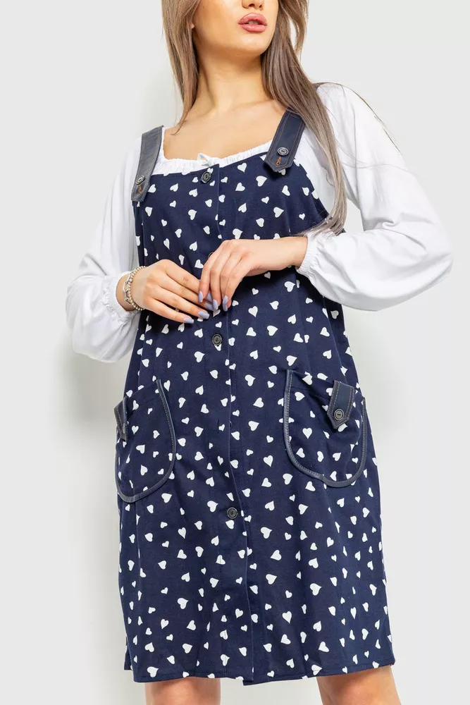 Купить Сарафан женский, цвет сине-белый, 230R107-2 - Фото №2