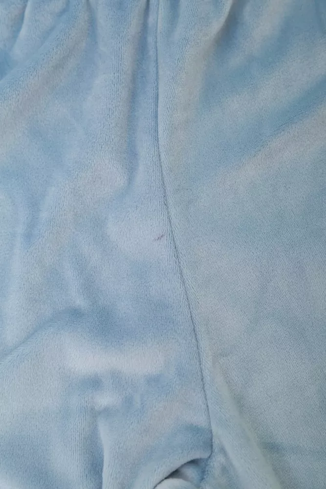 Купить Спортивный костюм женский велюровый  -уценка, цвет голубой, 238R107-1-U-3 - Фото №8