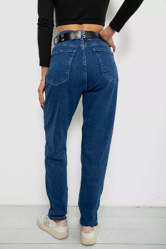 Купить Джинсы женские MOM, цвет синий, 244R001123 оптом - Фото №4