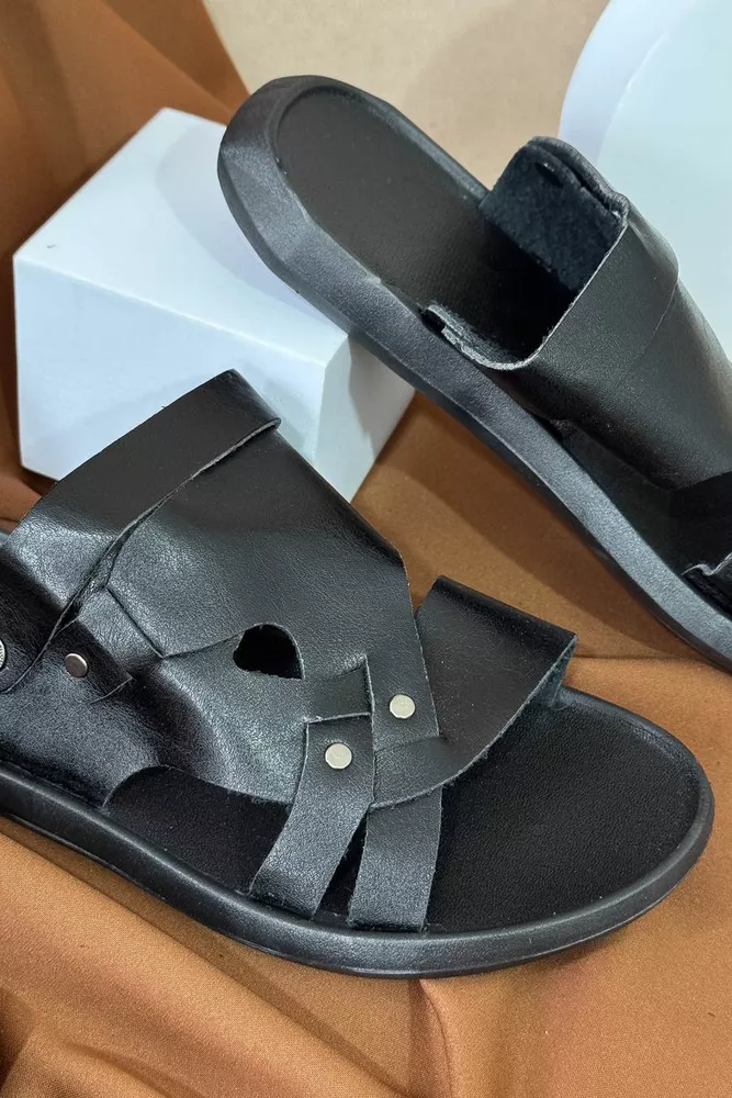 Купити Сандалії чоловічі, колір чорний, 214R75 оптом - Фото №2