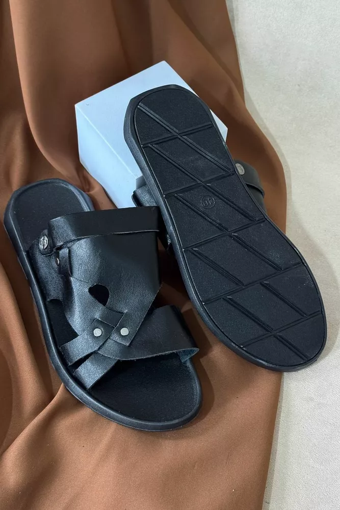 Купити Сандалії чоловічі, колір чорний, 214R75 оптом - Фото №4