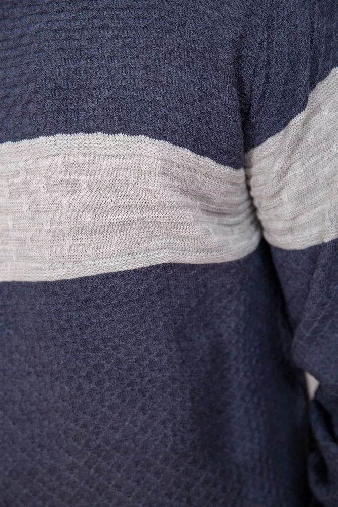 Купити Светр чоловічий, колір джинс, 161R730 - Фото №5