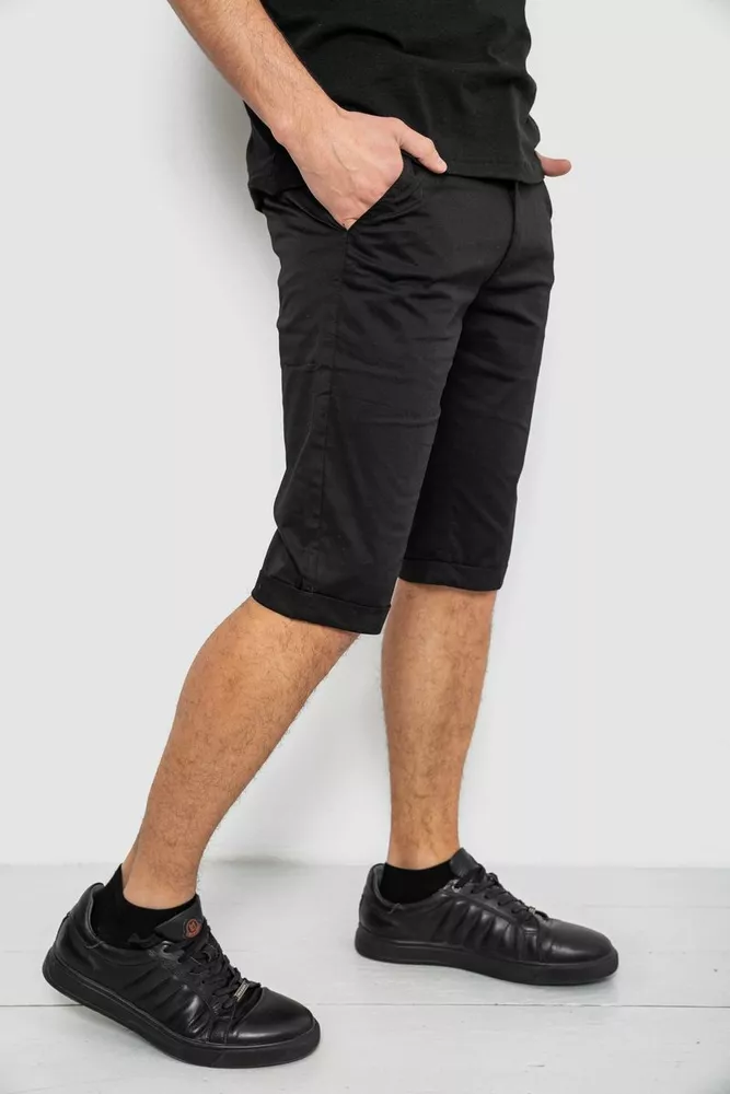 Купити Шорти чоловічі класичні, колір чорний, 243RXK39-3-1 - Фото №3