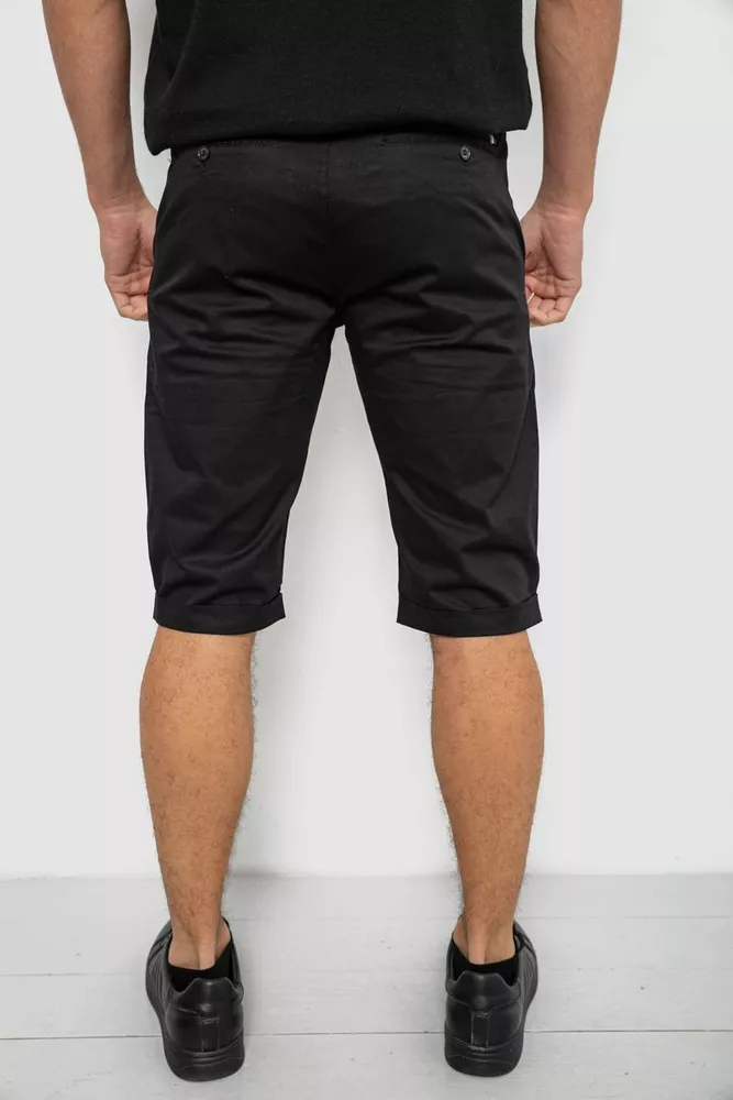Купити Шорти чоловічі класичні, колір чорний, 243RXK39-3-1 - Фото №4