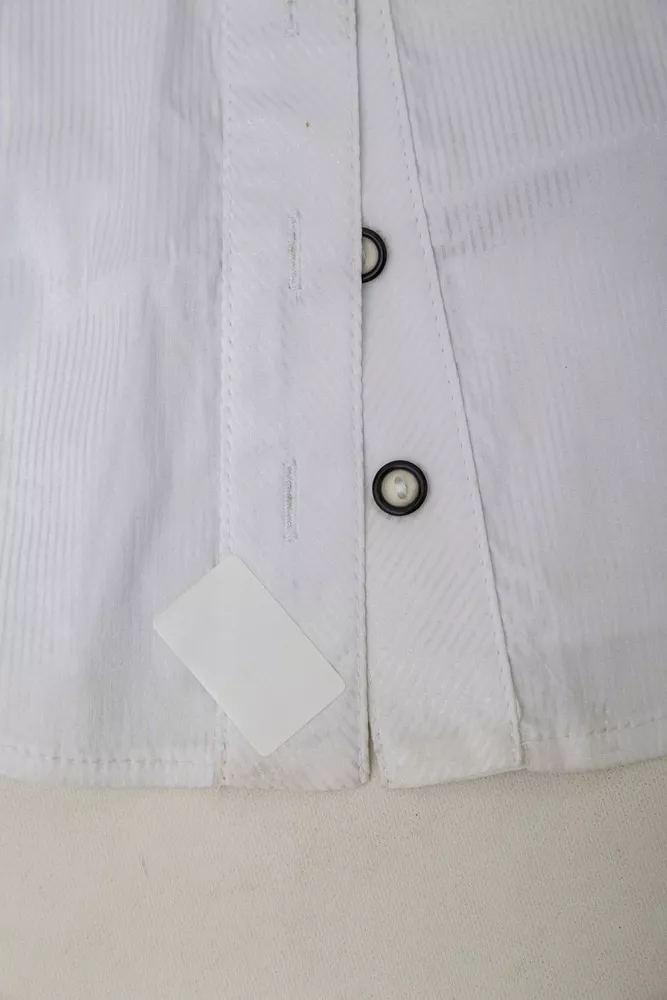 Купити Сорочка класична в смужку  -уцінка, колір білий, 230R667-1-U-55 - Фото №6