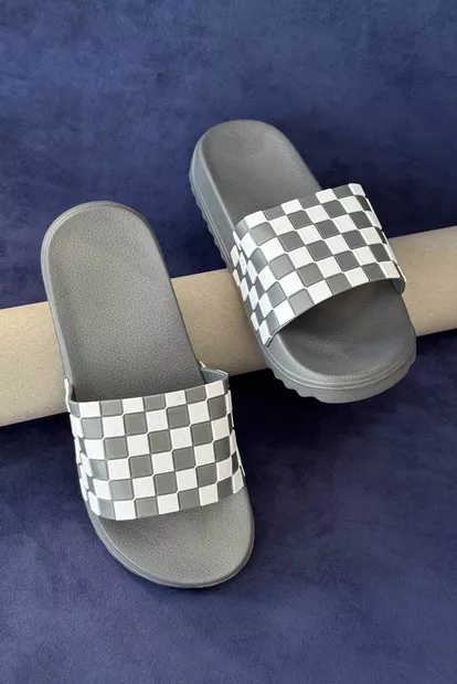 Шльопанці жіночі, колір сірий, 243R5030-3