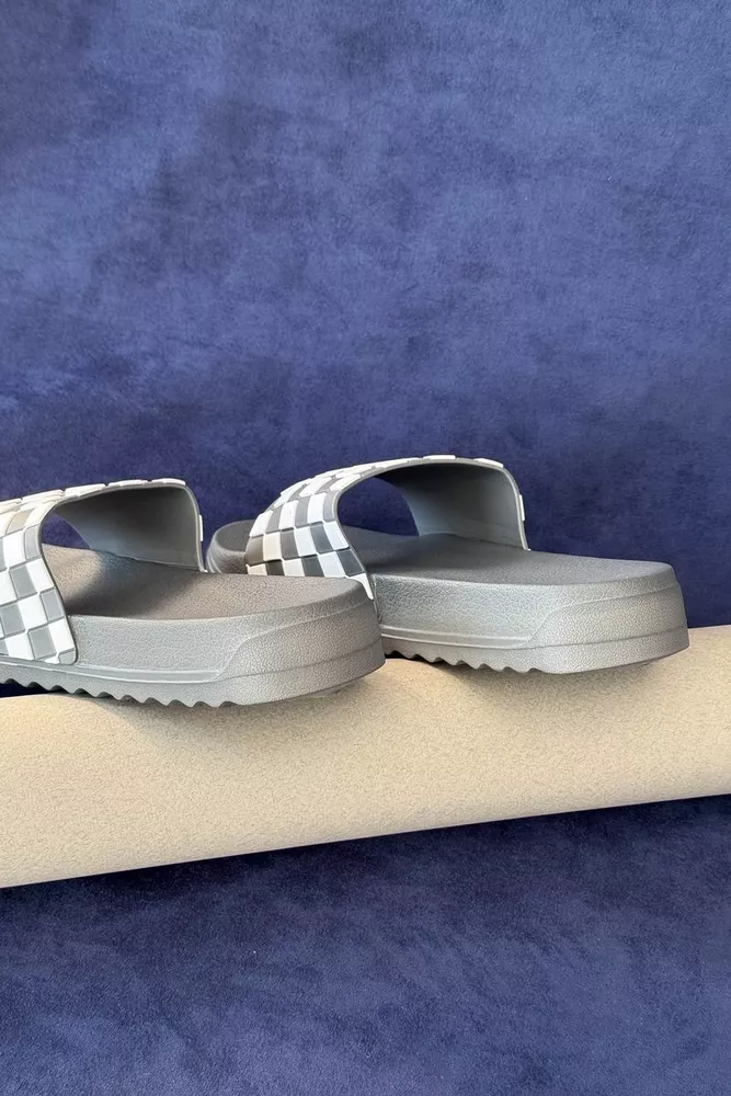 Купити Шльопанці жіночі, колір сірий, 243R5030-3 - Фото №4