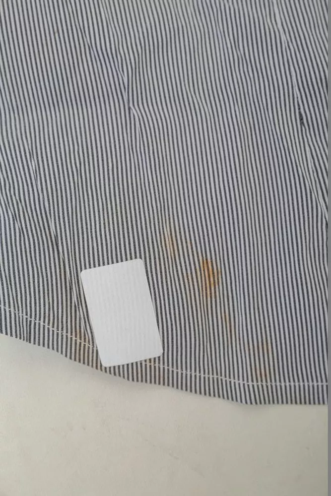 Купить Рубашка классическая в полоску  -уценка, цвет серый, 230R667-U-100 оптом - Фото №6