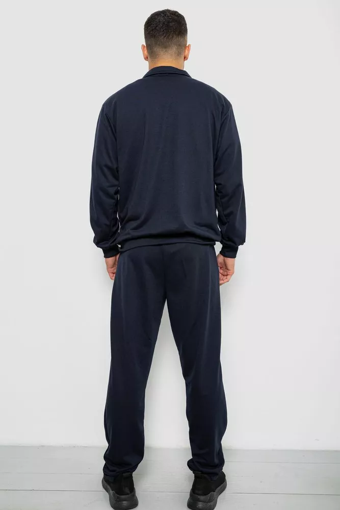 Купить Спортивный костюм мужской двухнитка, цвет синий, 244RY-951 - Фото №4