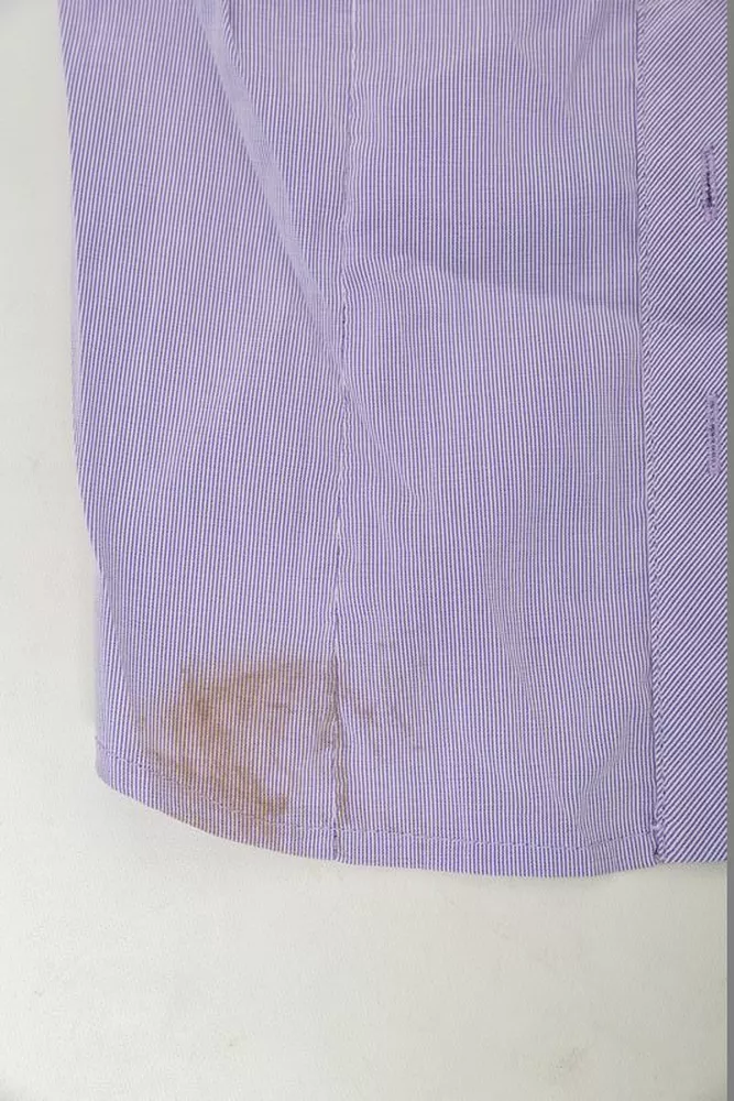 Купить Рубашка классическая в полоску  -уценка, цвет сиреневый, 230R667-U-99 - Фото №6