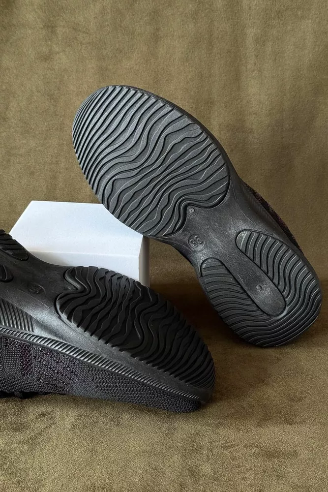 Купить Кроссовки женские текстиль, цвет черный, 243RA33-173 оптом - Фото №5