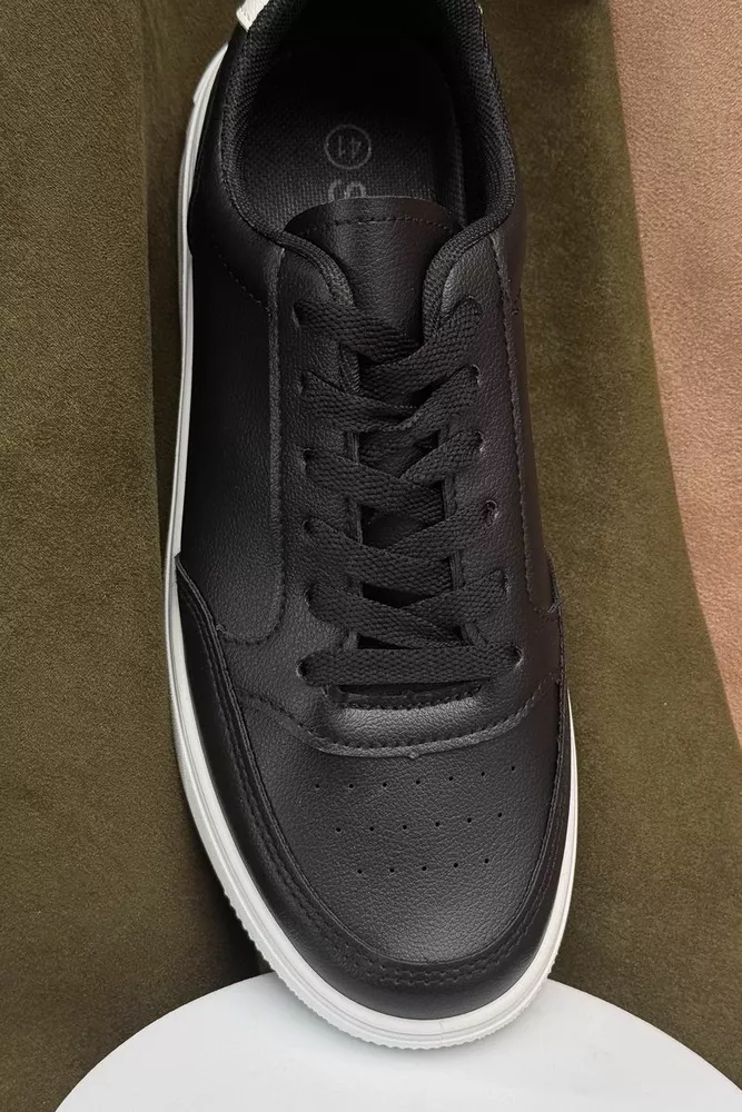 Купить Кеды мужские, цвет черно-белый, 248RR198 оптом - Фото №2