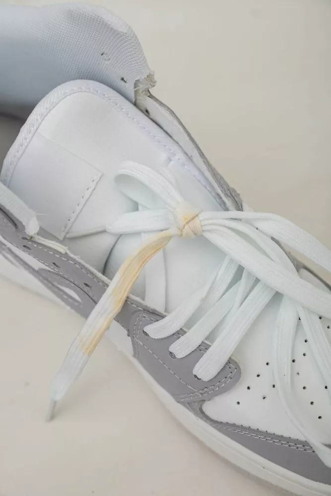 Купить Кроссовки женские  -уценка, цвет бело-серый, 243RB2173-11-U-1 - Фото №6