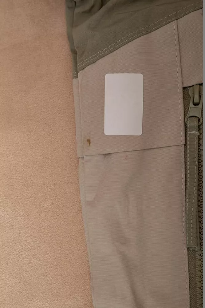 Купити Вітровка чоловіча з принтом  -уцінка, колір бежевий, 214R603-1-U-10 - Фото №11