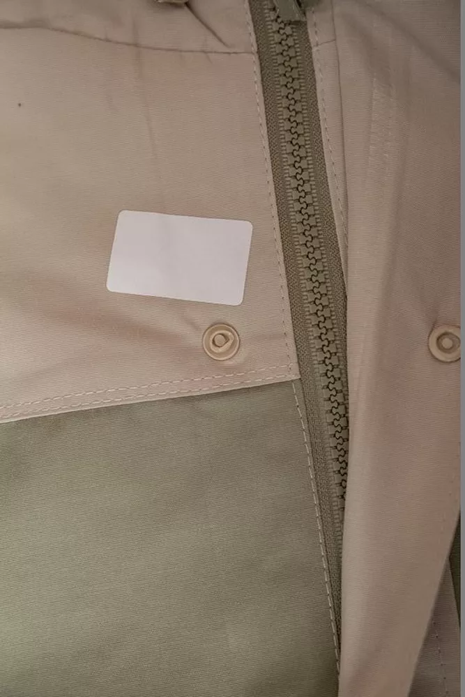 Купити Вітровка чоловіча з принтом  -уцінка, колір бежевий, 214R603-1-U-10 - Фото №10