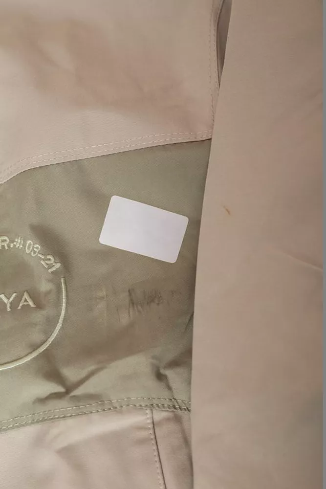 Купить Ветровка мужская с принтом  -уценка, цвет бежевый, 214R603-1-U-12 - Фото №10