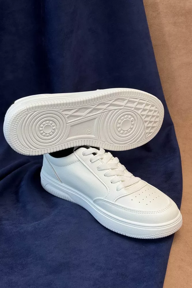 Купити Кеди чоловічі, колір біло-чорний, 248RR198 оптом - Фото №5