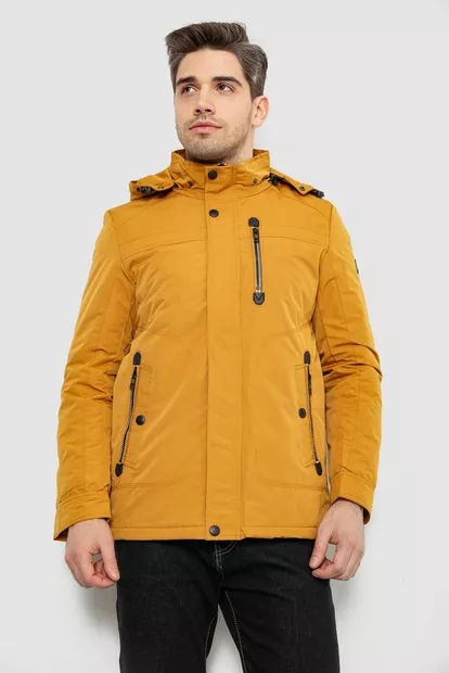 Куртка мужская демисезонная, цвет желтый, 244RL0216
