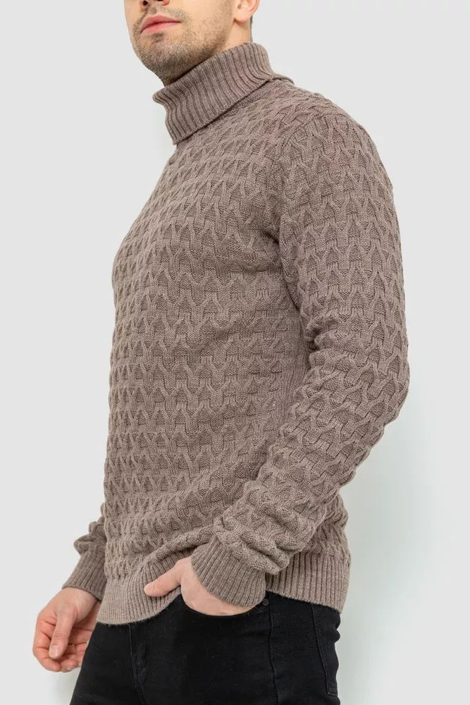 Купити Гольф чоловічий, колір мокко, 161R132 оптом - Фото №3
