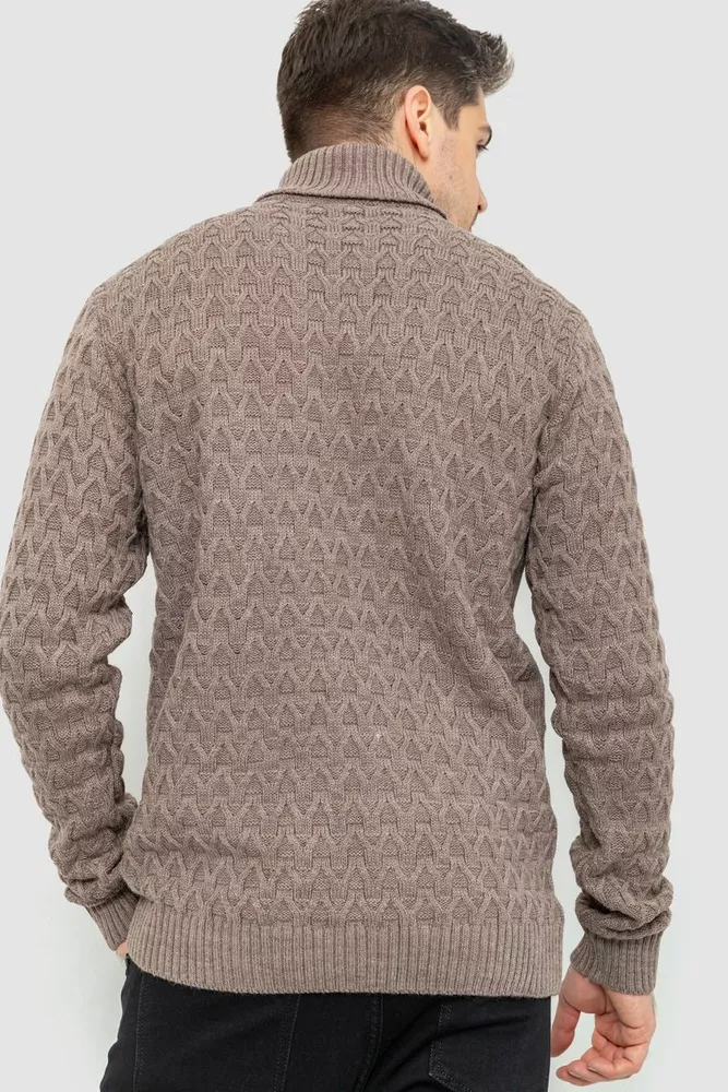 Купити Гольф чоловічий, колір мокко, 161R132 оптом - Фото №4