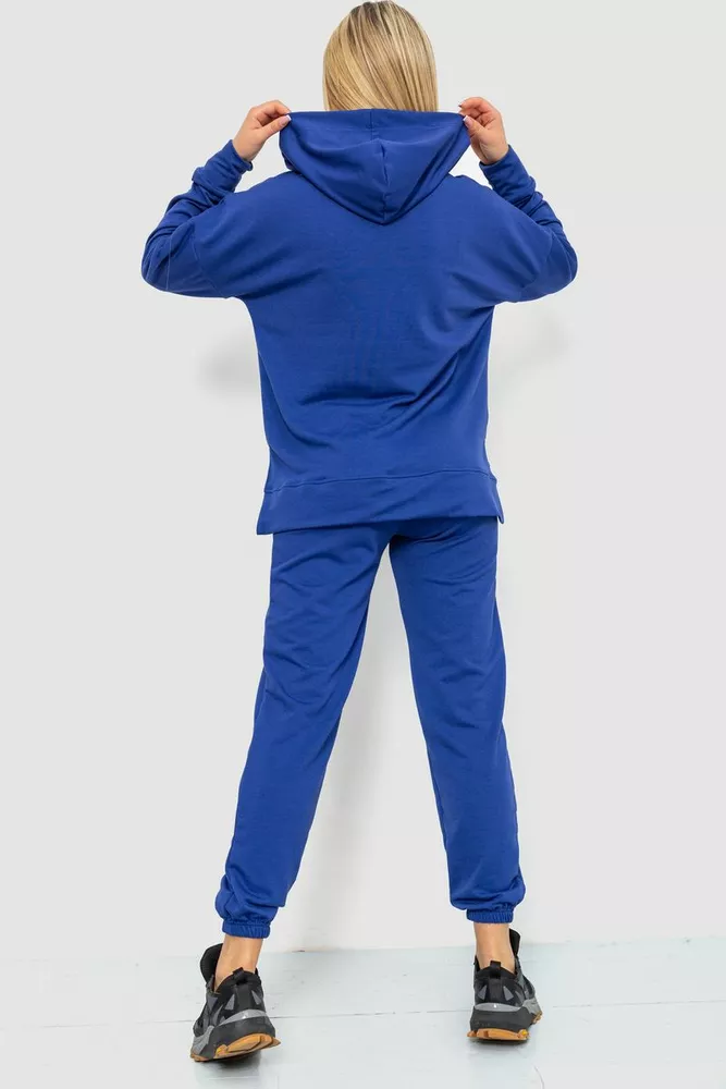 Купити Спорт костюм жіночий, колір синій, 241R15133 - Фото №4