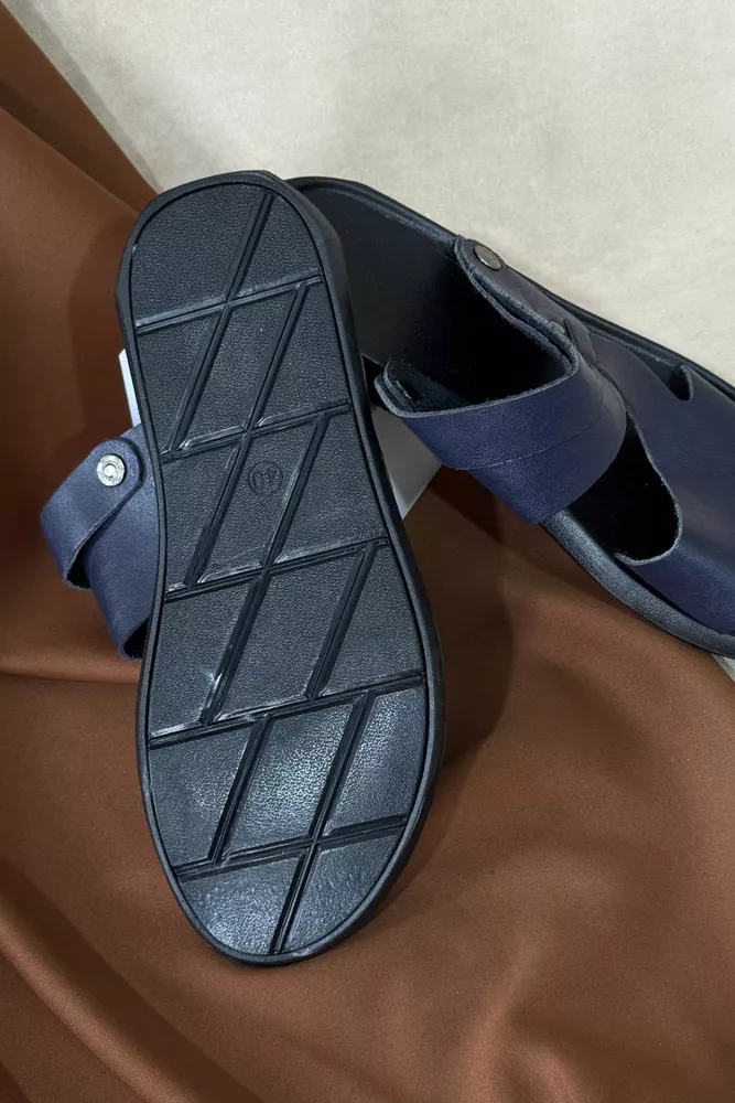 Купити Сандалії чоловічі, колір синій, 214R72 - Фото №3