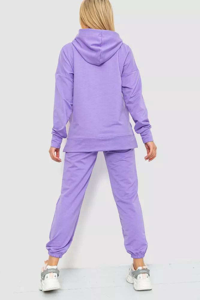 Купити Спорт костюм жіночий, колір бузковий, 241R15133 - Фото №4