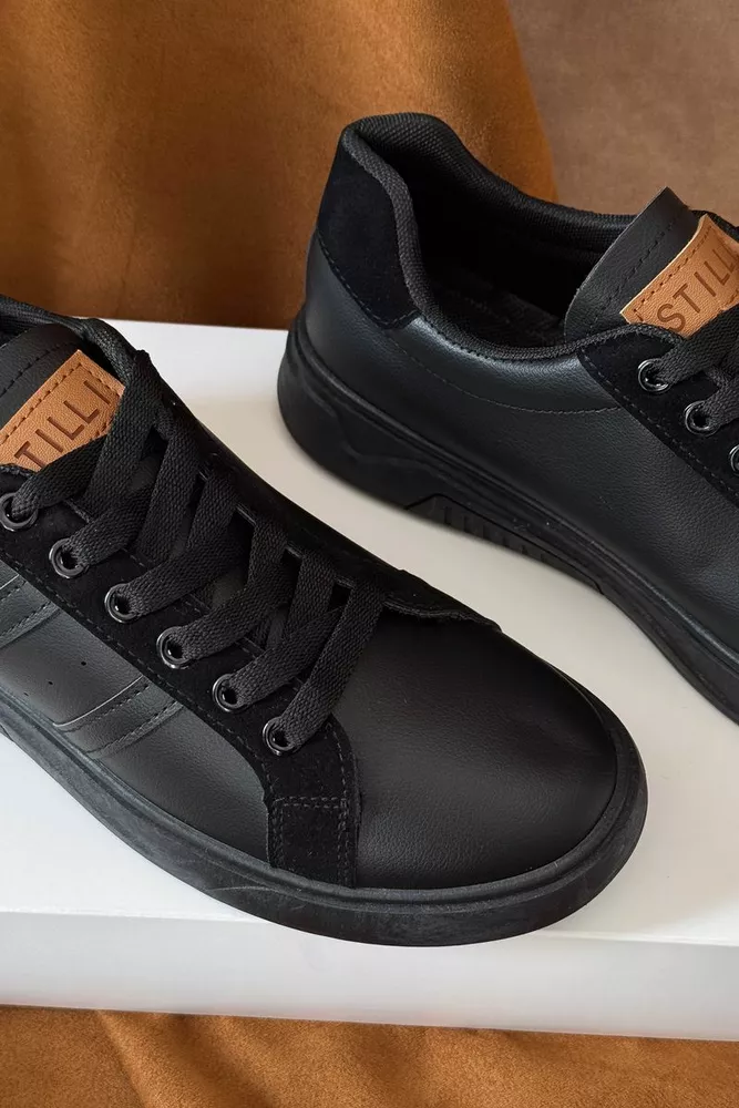 Купити Кеди чоловічі, колір чорний, 248RR125-1R - Фото №2