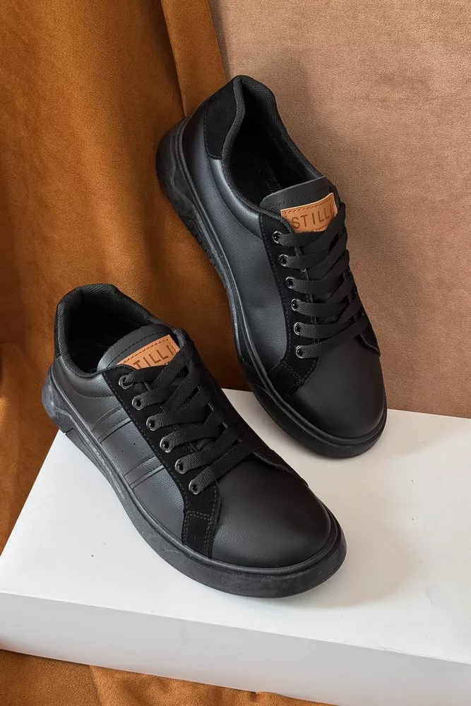 Купити Кеди чоловічі, колір чорний, 248RR125-1R - Фото №1