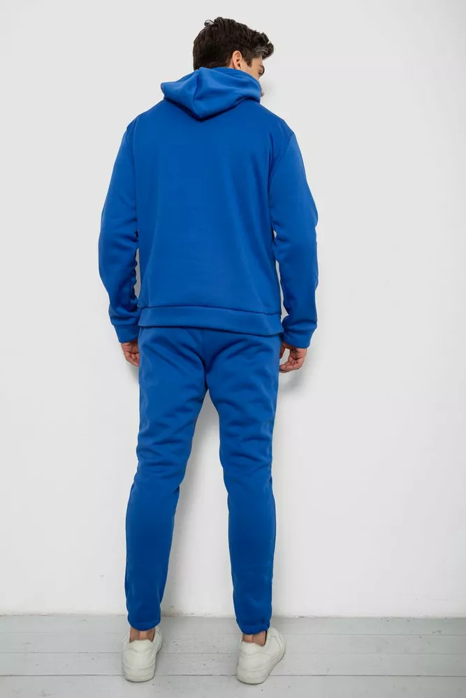 Купить Спортивный костюм мужской на флисе, цвет электрик, 238R57046 - Фото №4
