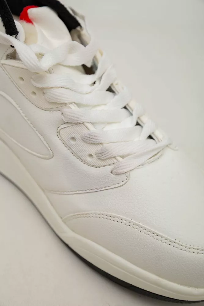 Купити Кросівки чоловічі зимові на хутрі  -уцінка, колір біло-чорний, 248RH203-U-2 - Фото №7