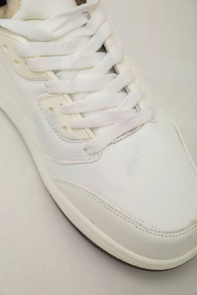 Купить Кроссовки мужские зимние на меху  -уценка, цвет бело-черный, 248RH203-U-3 - Фото №7