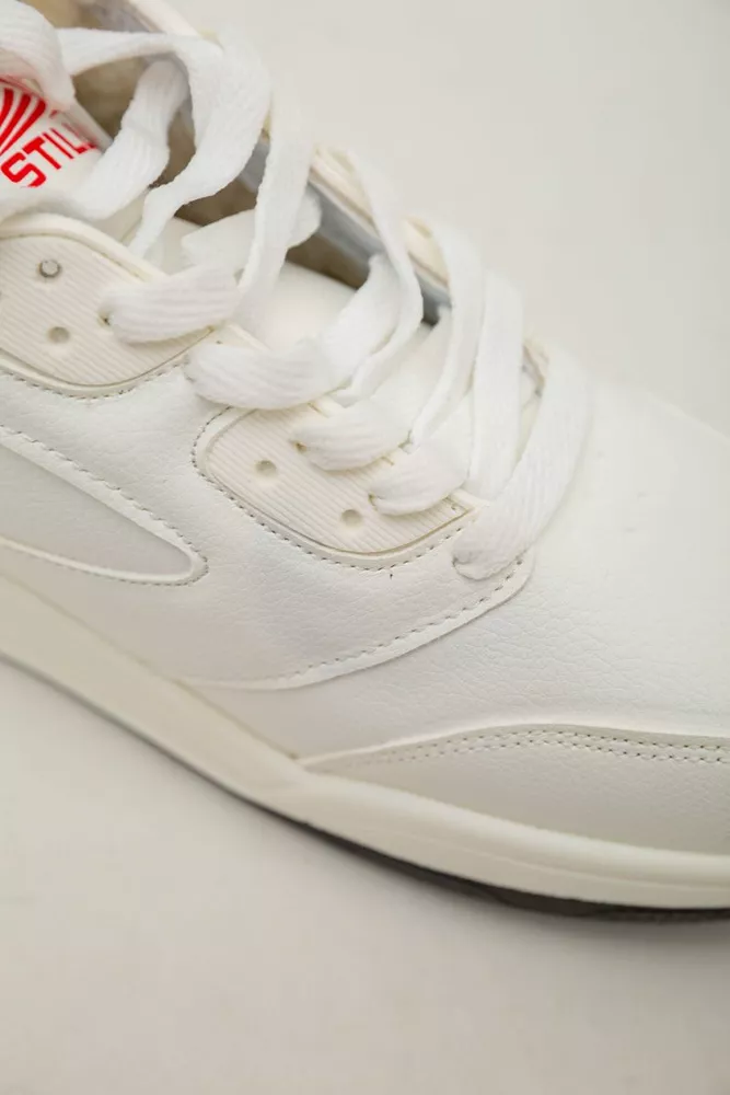 Купить Кроссовки мужские зимние на меху  -уценка, цвет бело-черный, 248RH203-U-8 - Фото №7