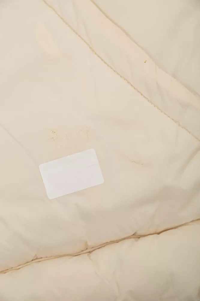 Купить Жилет женский с капюшоном  -уценка, цвет светло-бежевый, 207R2016-U-1 - Фото №9