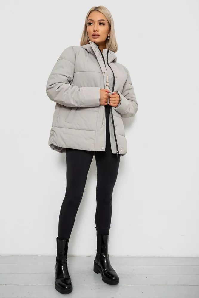 Купить Куртка женская демисезонная  -уценка, цвет светло-оливковый, 207R004-U - Фото №2