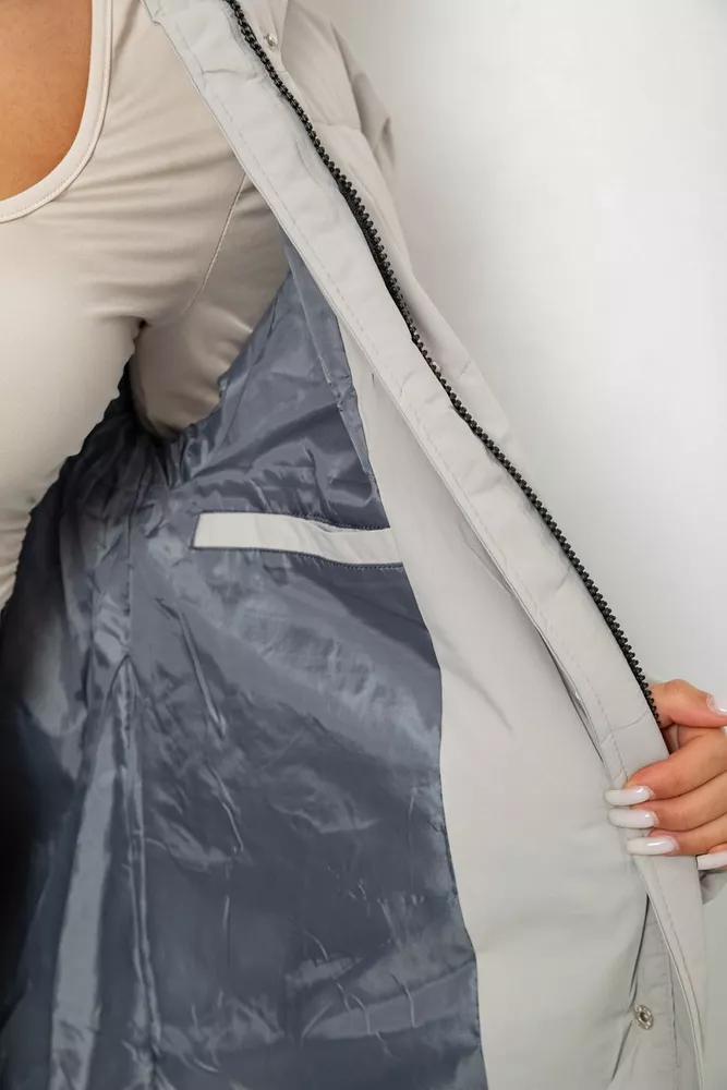 Купить Куртка женская демисезонная  -уценка, цвет светло-оливковый, 207R004-U - Фото №6