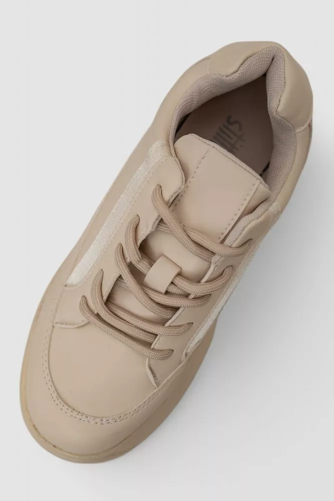 Купити Кросівки жіночі  -уцінка, колір бежевий, 248R195-U-6 - Фото №2