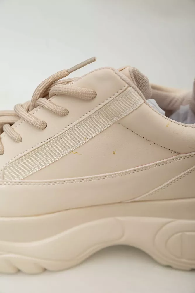 Купити Кросівки жіночі  -уцінка, колір бежевий, 248R195-U-6 - Фото №7