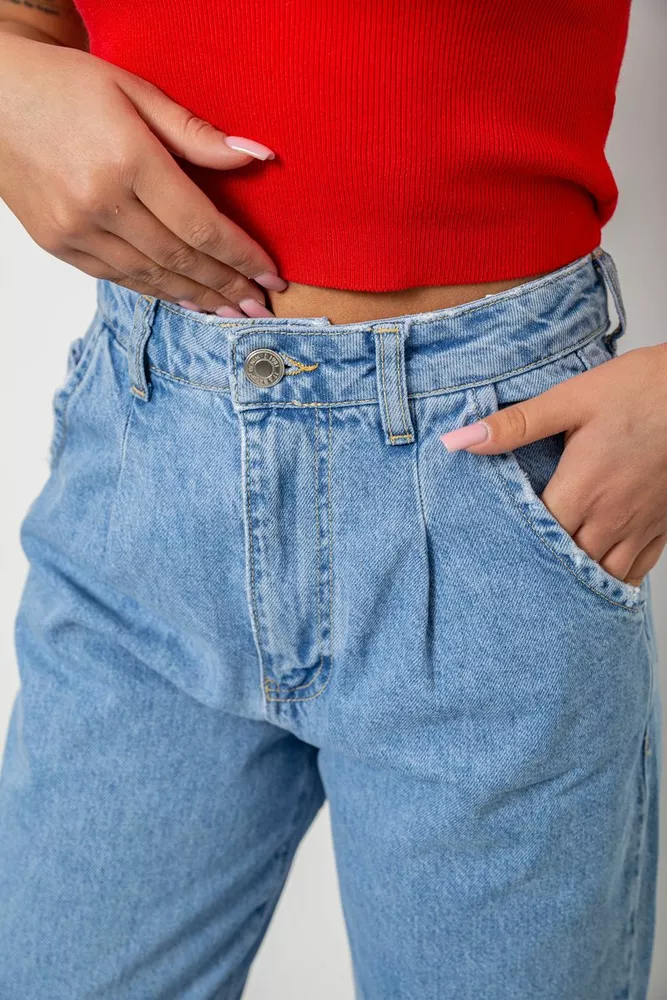 Купить Джинсы женские MOM, цвет голубой, 244R1574S20 - Фото №5