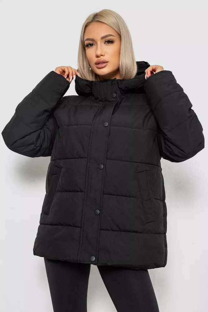 Купить Куртка женская демисезонная  -уценка, цвет черный, 207R004-U-12 оптом - Фото №1