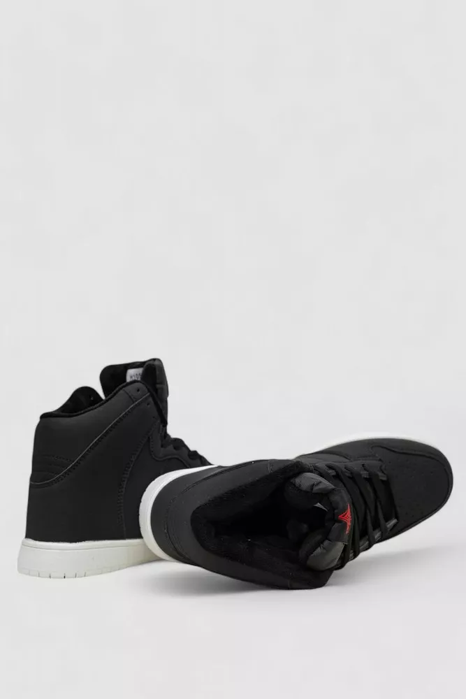 Купить Кроссовки мужские зимние на меху  -уценка, цвет черно-белый, 248RH1050-5-U-6 оптом - Фото №5