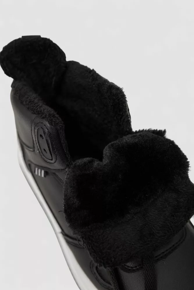 Купить Кроссовки женские зимние на меху, цвет черно-белый, 248RBB13 - Фото №6