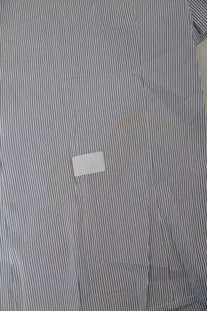 Купить Рубашка классическая в полоску  -уценка, цвет серо-белый, 230R667-U-104 оптом - Фото №6