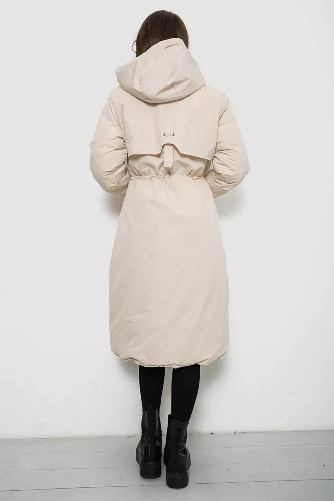 Купить Куртка женская двусторонняя зимняя  -уценка, цвет бежевый, 244R24115-U-3 - Фото №10