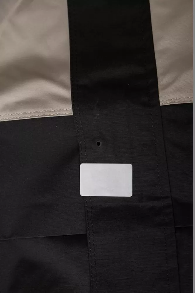 Купить Ветровка мужская с принтом  -уценка, цвет черный, 214R603-1-U-20 - Фото №9