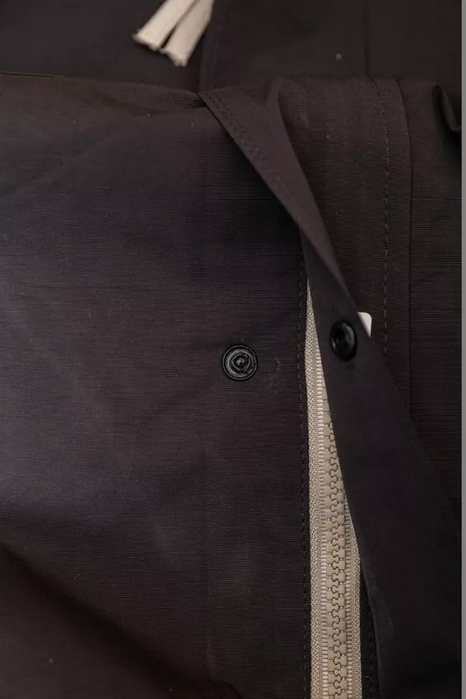 Купить Ветровка мужская с принтом  -уценка, цвет черный, 214R603-1-U-22 - Фото №10