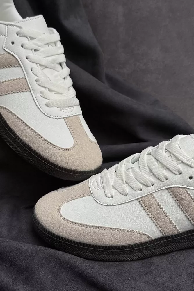 Купить Кроссовки мужские демисезонные, цвет бело-серый, 248RHB590 - Фото №2